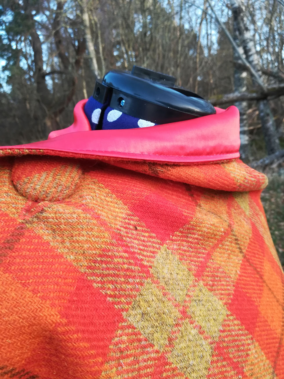 Thumbnail: Orange and red poncho