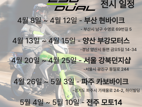 250듀얼 전시 일정