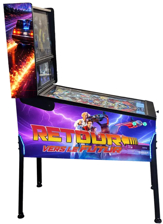 Pincab personnalisé thème arcade rétro avec finitions haut de gamme