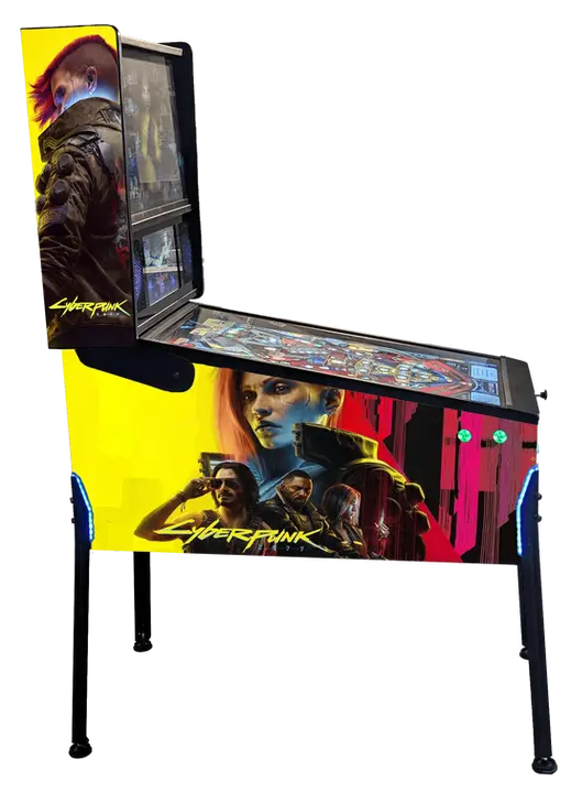 Pincab personnalisé thème jeu vidéo avec habillage sur mesure