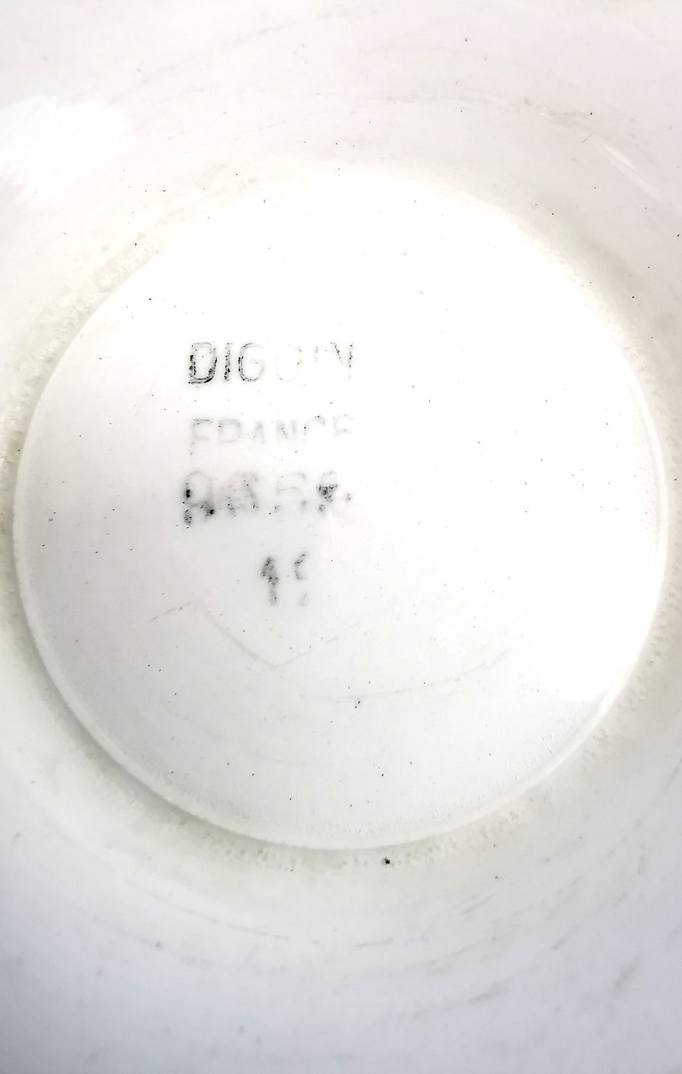 Thumbnail: Vintage French Digoin Cafe Au Lait Bowl