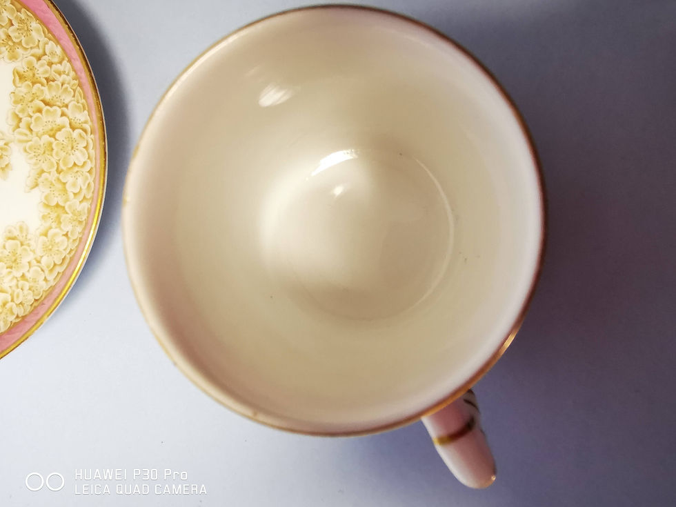 Thumbnail: 1920's Royal Worcester Demitasse Cup & Saucer
