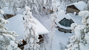 North Frontier Cabins, Winter, Saariselkä, Lapland,  Auroras, Northern Lights