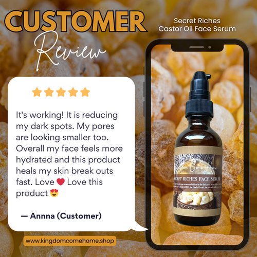 Secret Riches - Castor Oil Face Serum | Kingdom Come Home