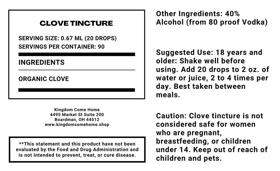 Thumbnail: Clove Tincture 