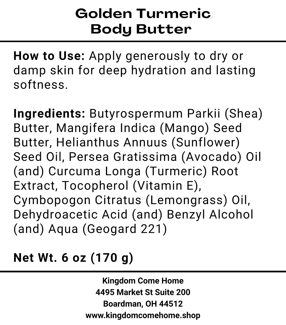 Thumbnail: Golden Turmeric Body Butter 