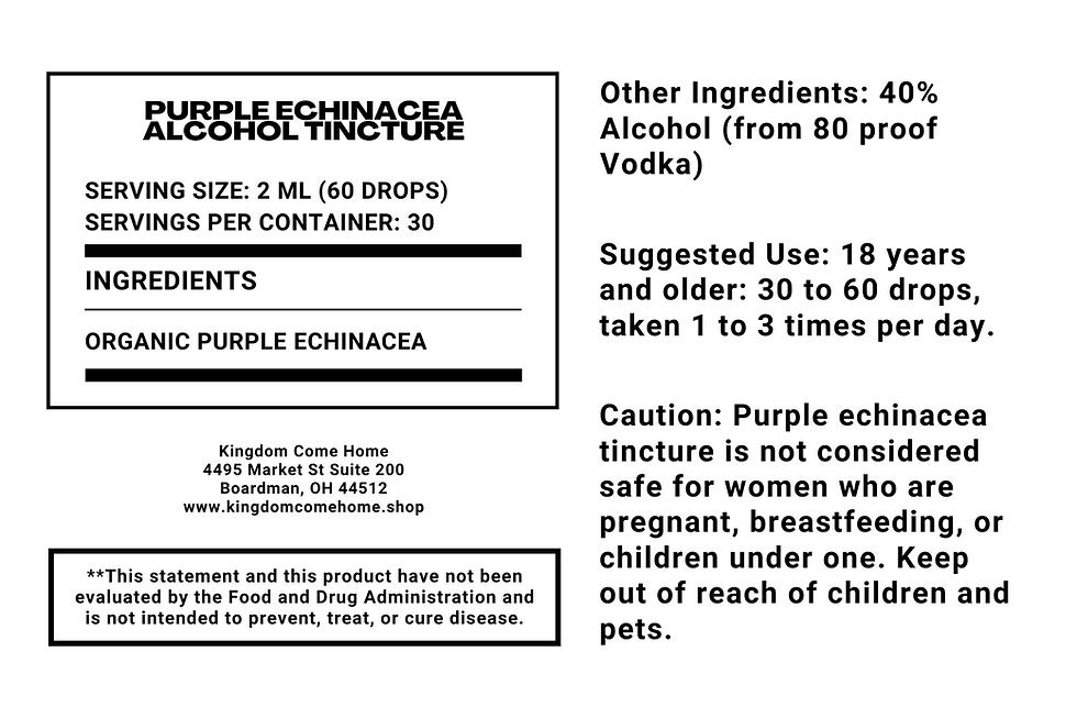 Thumbnail: Purple Echinacea - Alcohol Tincture