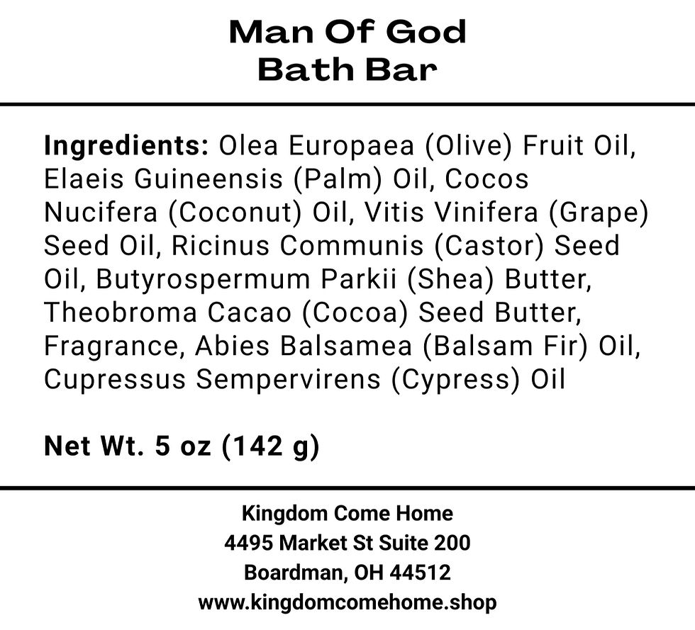 Thumbnail: Man Of God Bath Bar