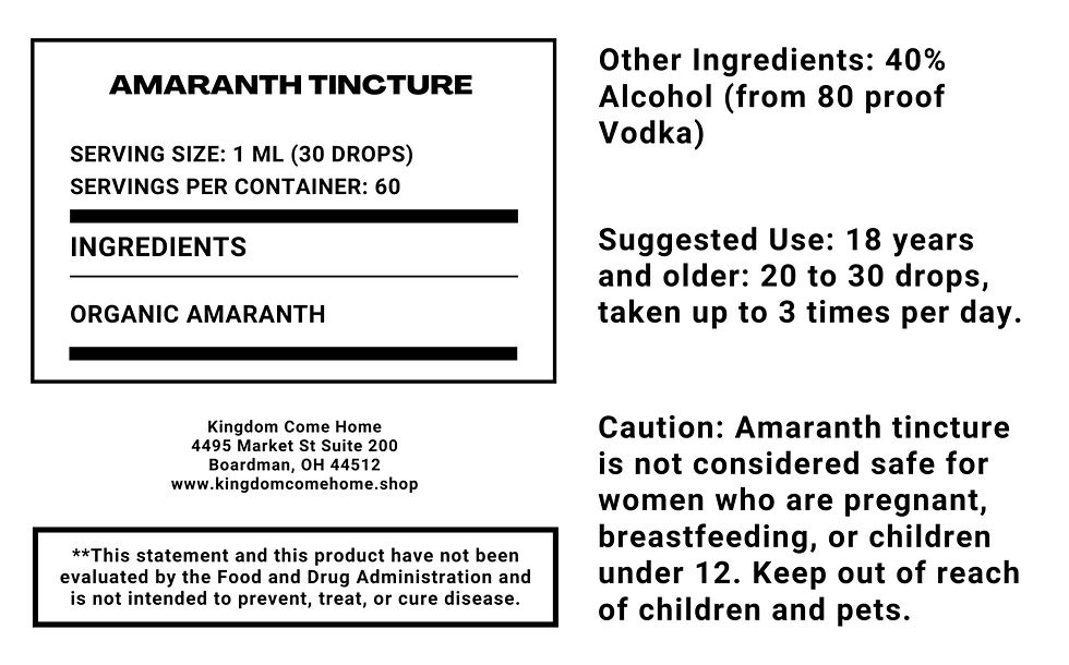 Thumbnail: Amaranth Tincture 