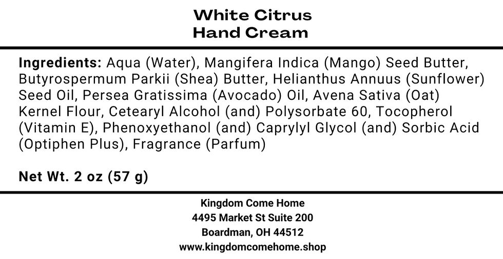 Thumbnail: White Citrus Hand Cream 