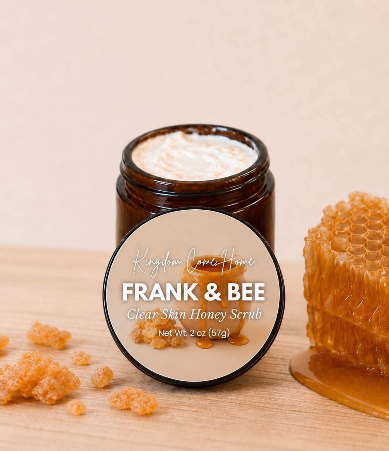 Frank + Bee Clear Honey Scrub 