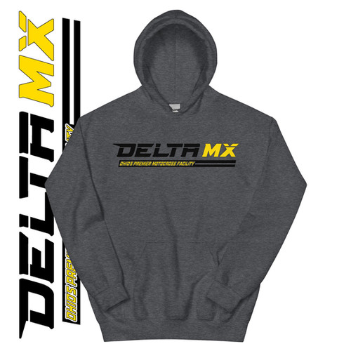 Delta Yellow Logo Unisex Hoodie | Delta Raceway