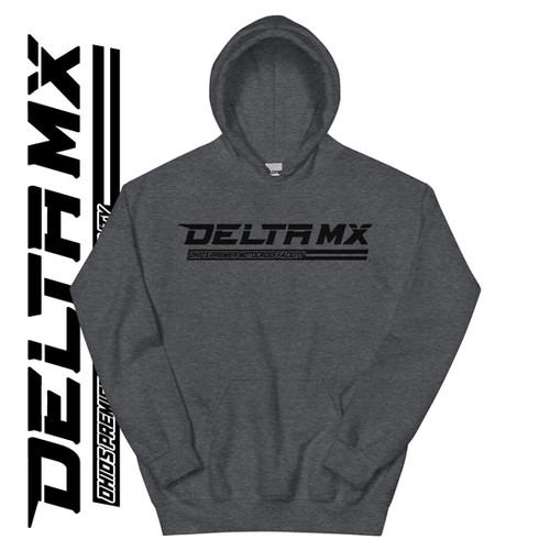 Delta Black Logo Unisex Hoodie | Delta Raceway