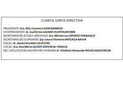 4to CONSEJO DIRECTIVO