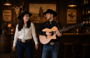 Live acoustic performance at a Shropshire country estate wedding.