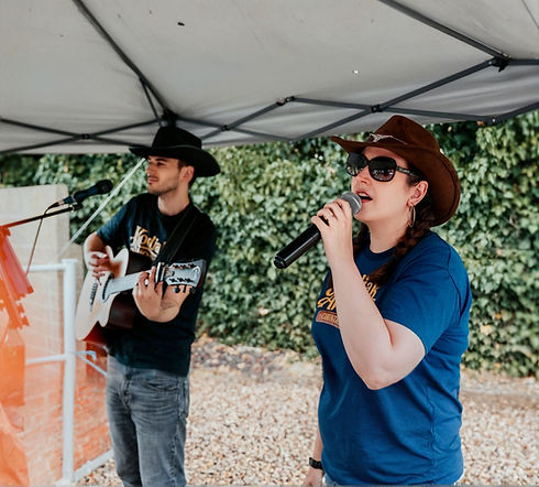 Country singer performing at a birthday party in Cheshire