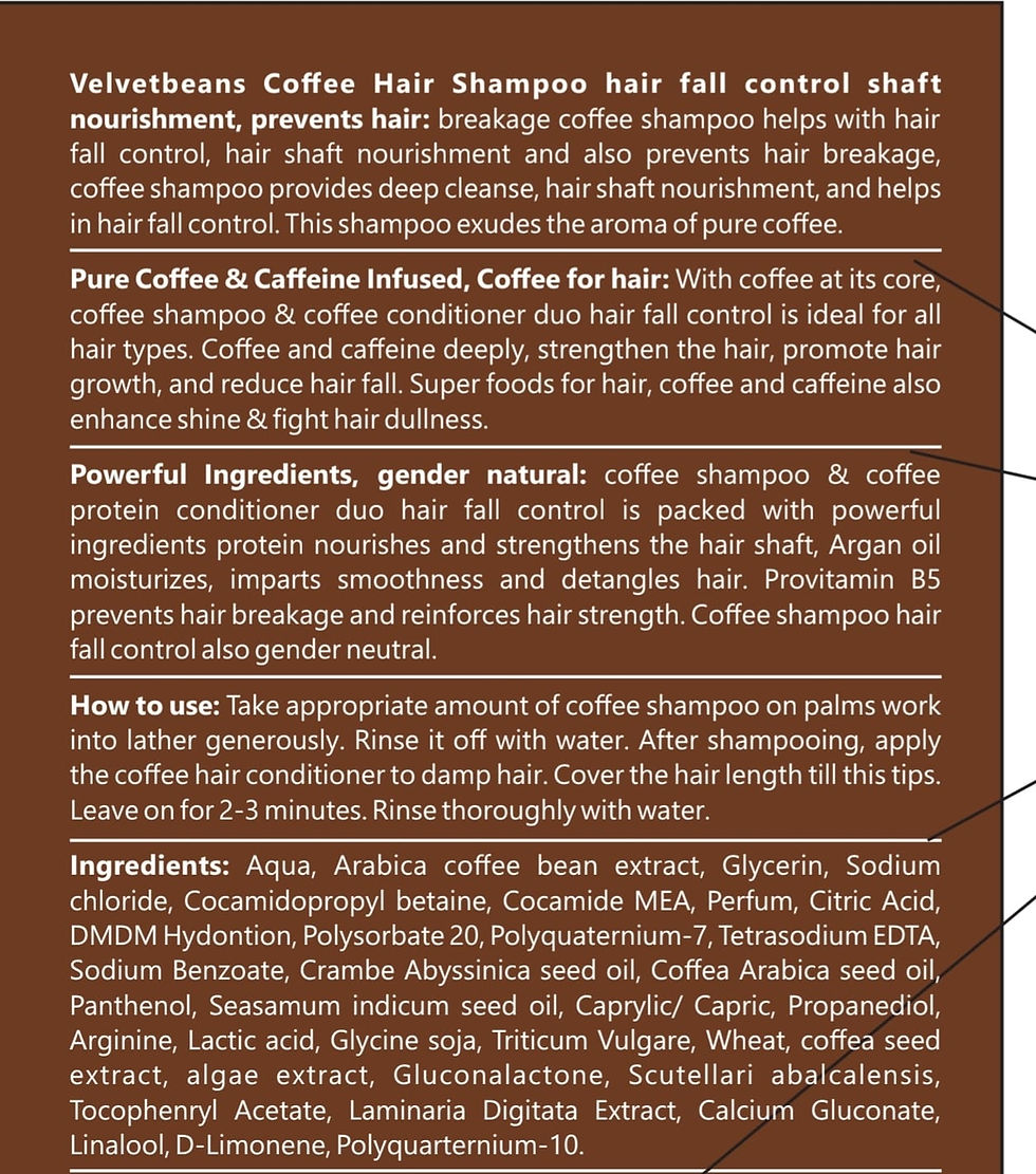 Thumbnail: Coffee Shampoo 100ml