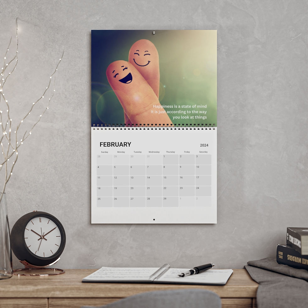 Wall Calendar 2024 (Happiness) Pion Art