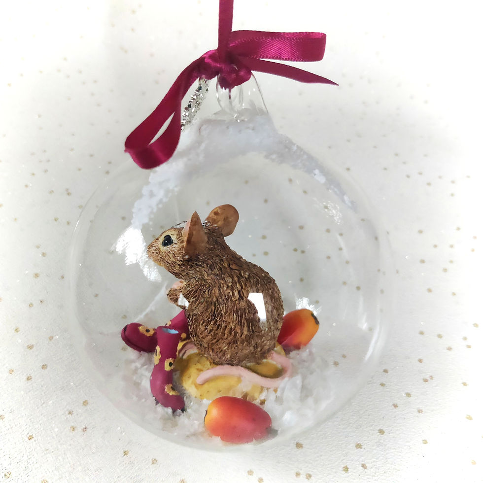 Thumbnail: Christmas glass baubles