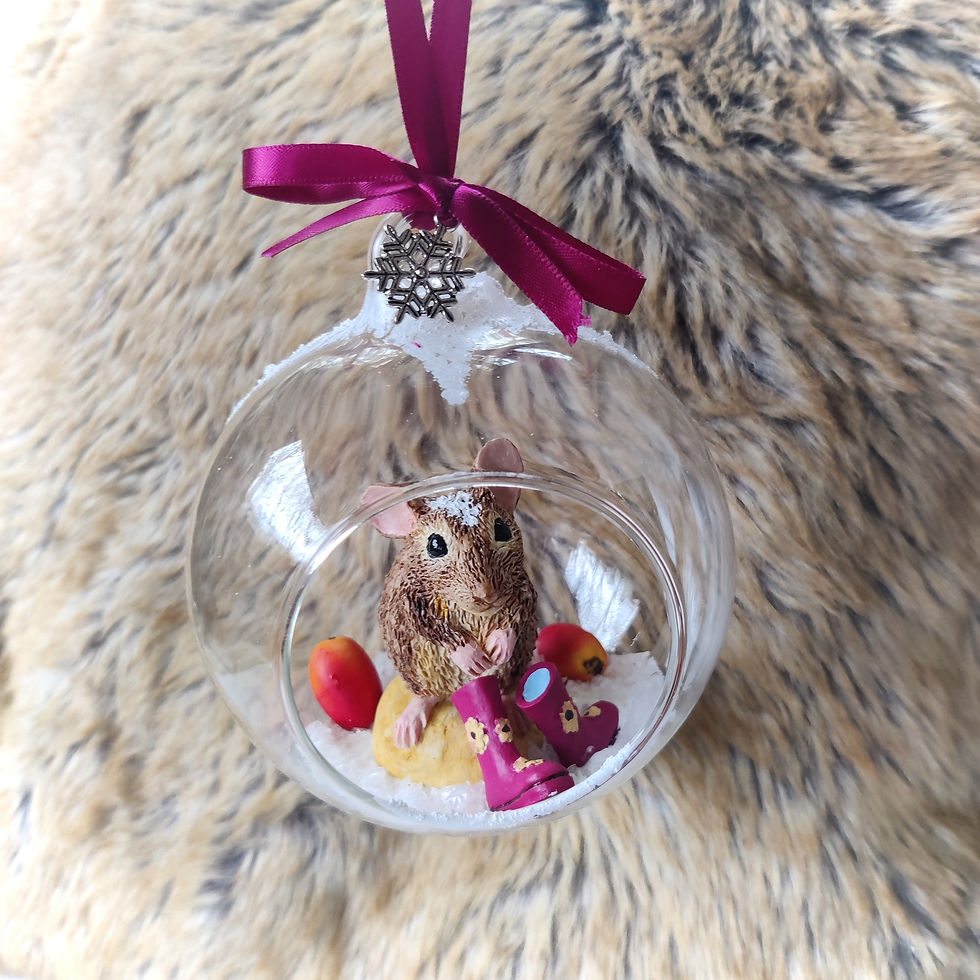 Thumbnail: Christmas glass baubles