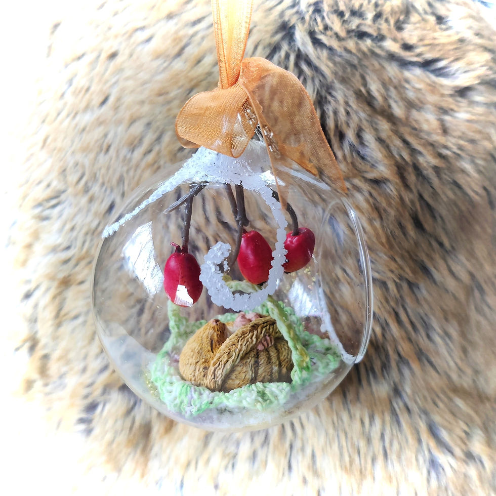 Thumbnail: Christmas glass baubles