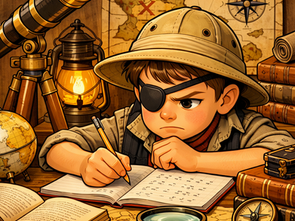 Warum ein Pirat manchmal besser lernt als ein Schulkind      - 5 Konzentrationsübungen