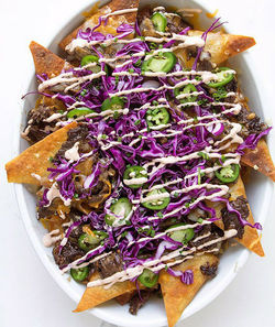 Korean Beef Nachos on Wonton Chips (realfoodbydad.com) 1