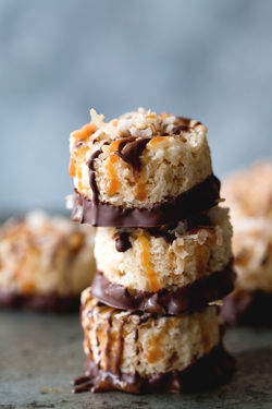 Samoa Rice Krispie Treats
