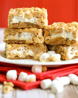 Marshmallow Peanut Butter Bars