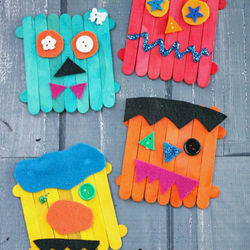 Cropped - Popsicle Stick Monster