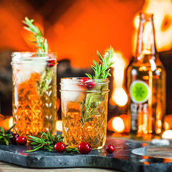 Two-Step Cinnamon-Whiskey Cocktail