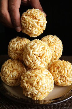 South Indian Puffed Rice Balls