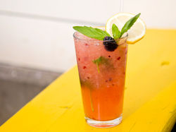 Blackberry & Basil Cocktail