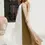 Thumbnail: Halter Color Block Maxi Pleated Dress