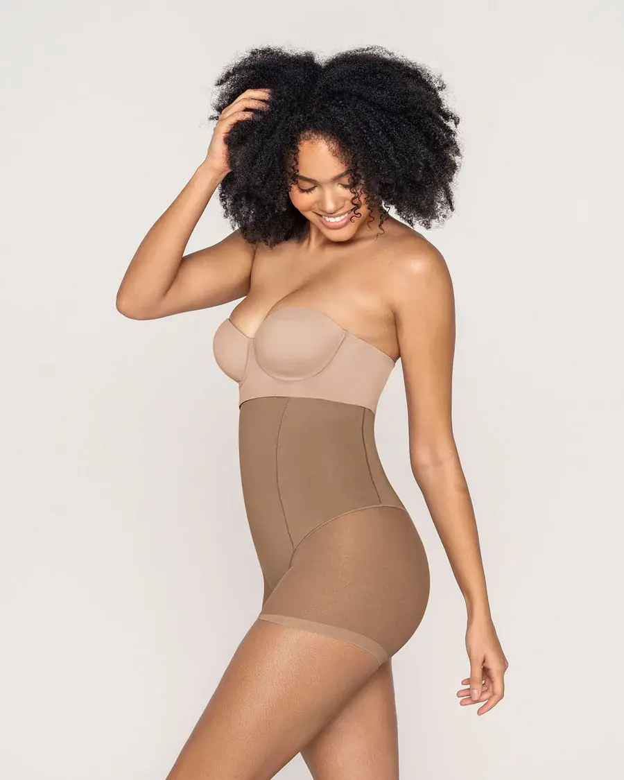 Thumbnail: Leonisa High-Waisted Sheer Short Shaper