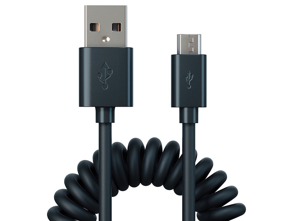 Thumbnail: Coiled MicroUSB Cable