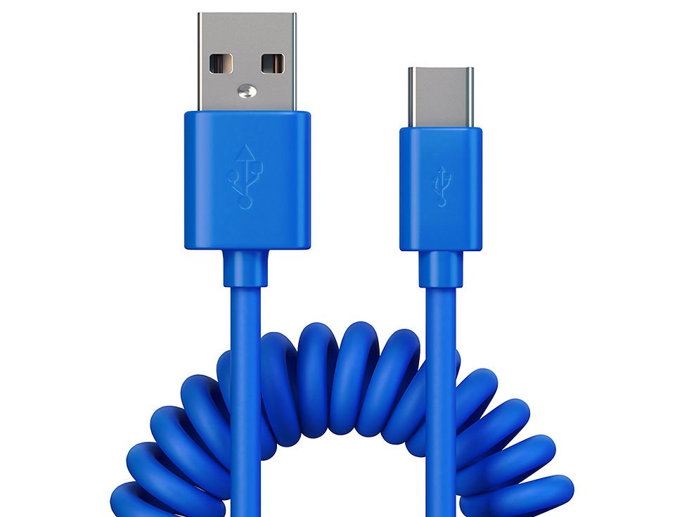 Thumbnail: Coiled USB-C Cable