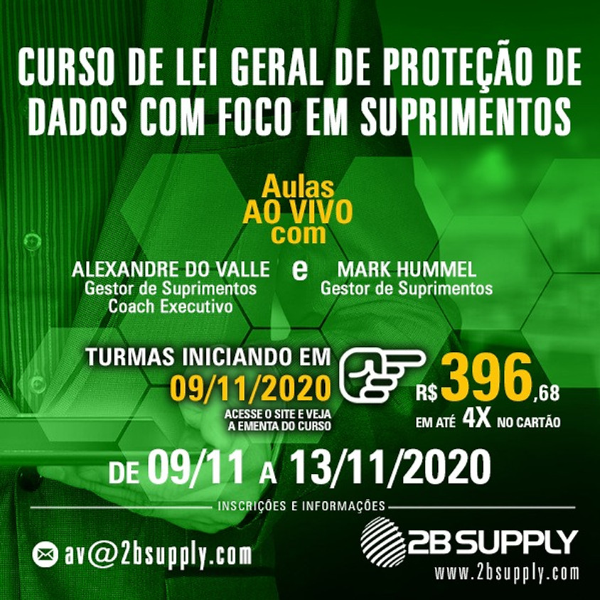 Curso de Lei Geral de Proteção de Dados com Foco em Suprimentos