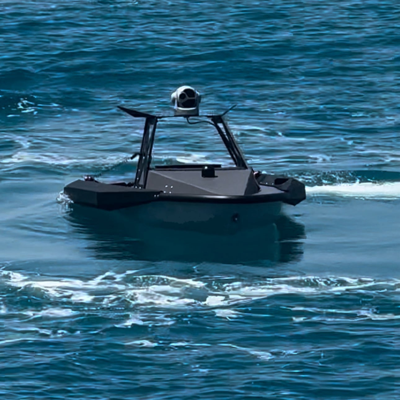JSR3X USV-SKIA under way at sea