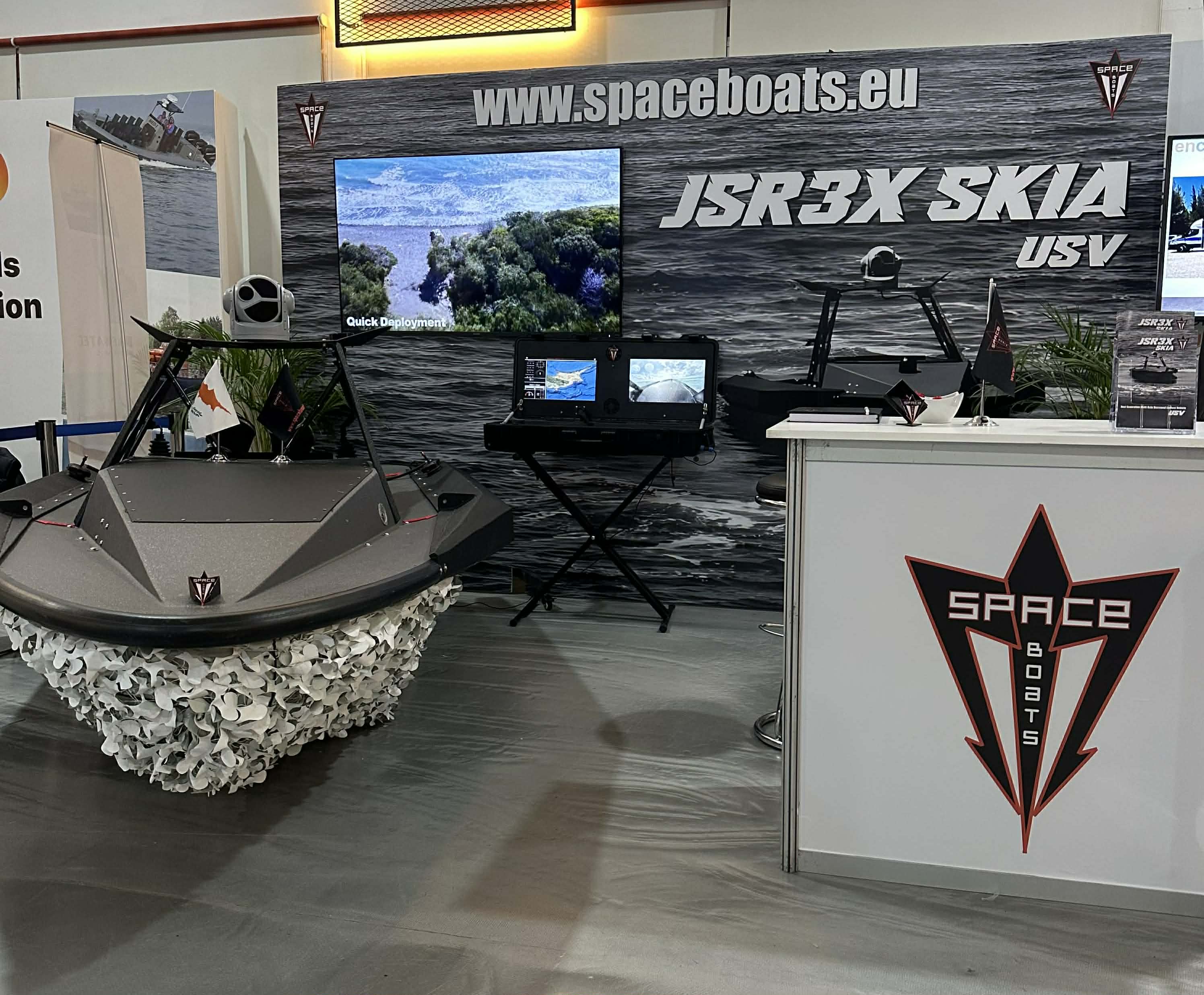Visitors at the stand