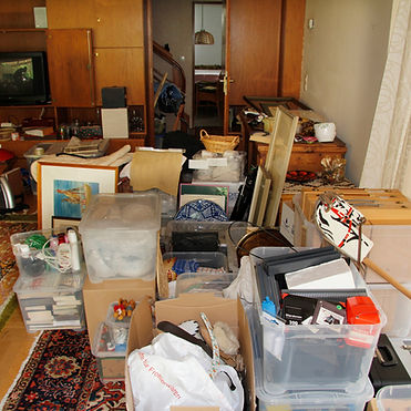 物があふれた部屋