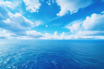 海と雲と青空