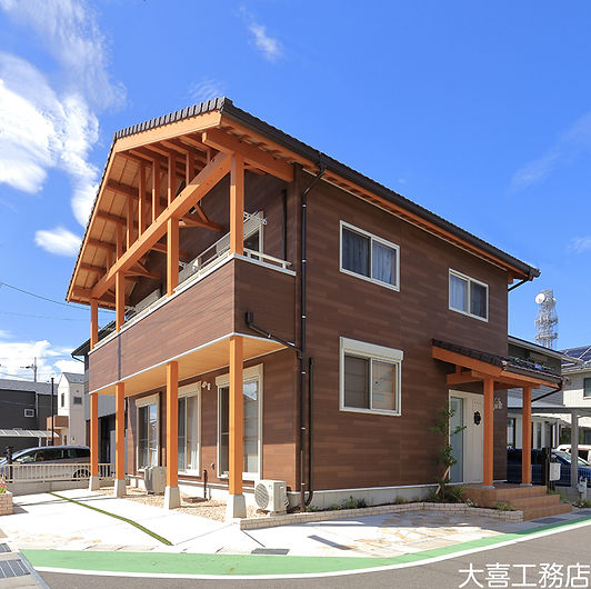 無垢材の住宅外観