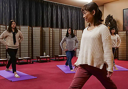 天光寺の寺ヨガ