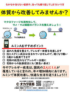 アレルギー性疾患(ルミン)