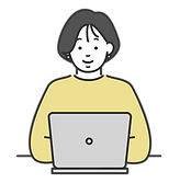 オンライン打ち合わせをする女性