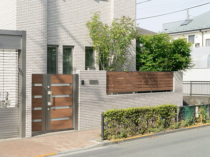 門扉とフェンス