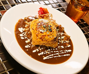 チーズとポークのカレー