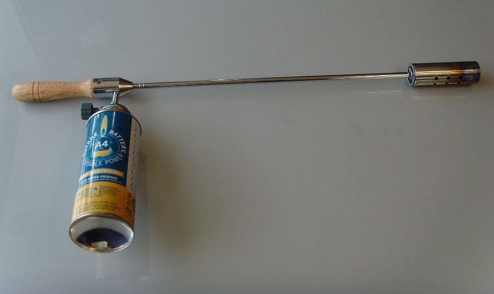 섬네일: LONG WOODEN GAS TORCH