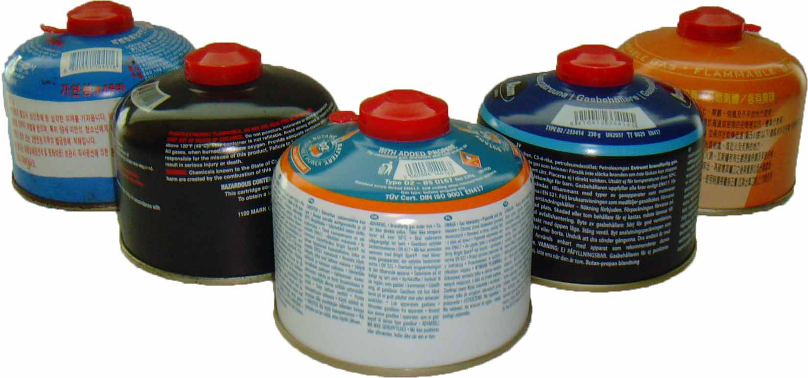 BUTANE GAS CARTRIDGE 230g SCREW TYPE